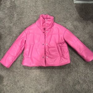 Free people Pink puffer